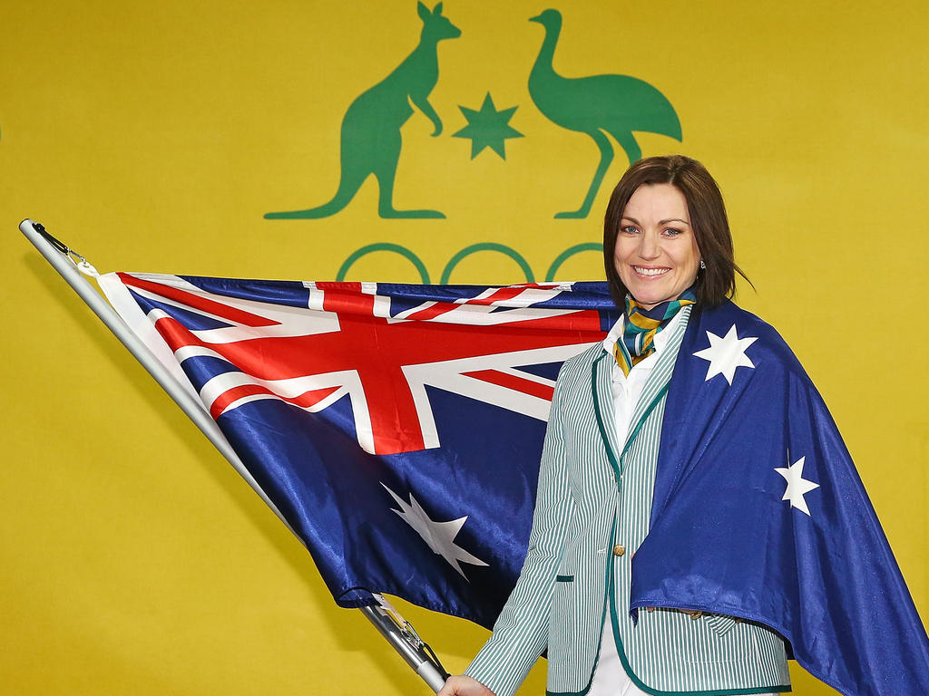 Rad-Sportlerin Meares Australiens Fahnenträgerin in Rio Rad-Sportlerin Meares Australiens Fahnenträgerin in Rio