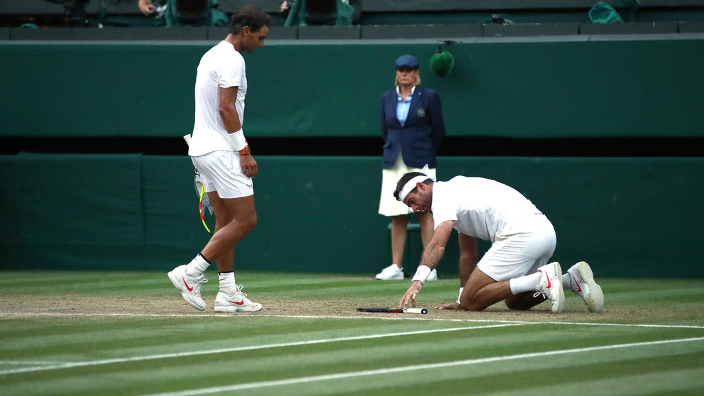Rafael Nadal (l.) zeigte sich einmal mehr als großer Gewinner Rafael Nadal (l.) zeigte sich einmal mehr als großer Gewinner