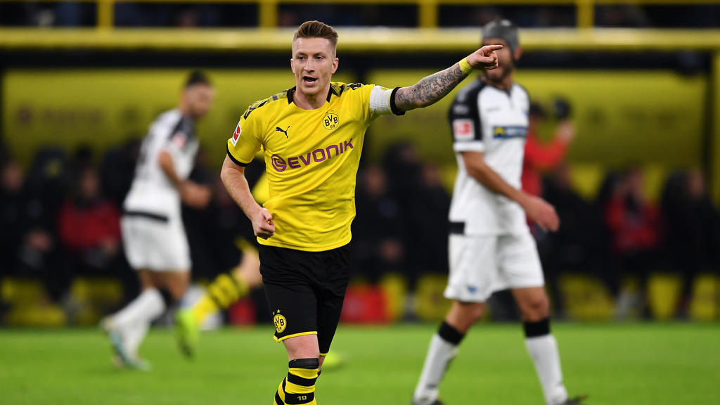 MArco Reus rettete dem BVB nach einer blamablen ersten Halbzeit einen Punkt in der Nachspielzeit