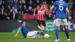 Mario Götze und die PSV Eindhoven unterlagen Leicester City