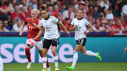 Lina Magull war gegen Dänemark eine der überragenden Spielerinnen