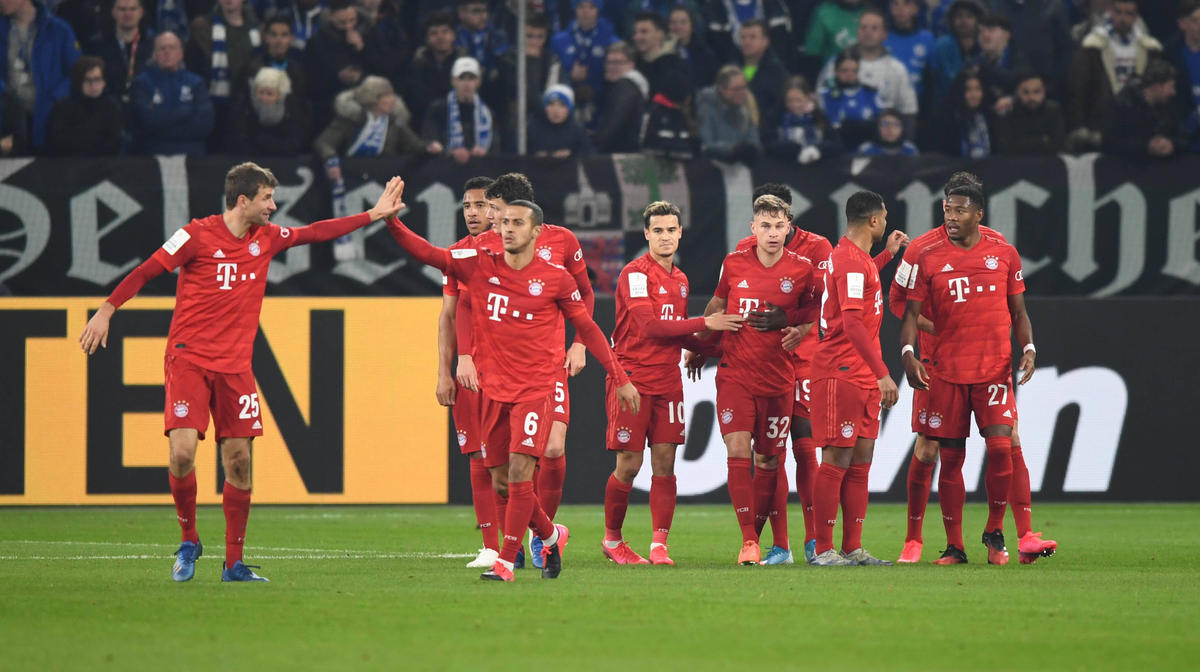 Durch den 1:0-Sieg bei Schalke 04 steht der FC Bayern im DFB-Pokal-Halbfinale Durch den 1:0-Sieg bei Schalke 04 steht der FC Bayern im DFB-Pokal-Halbfinale