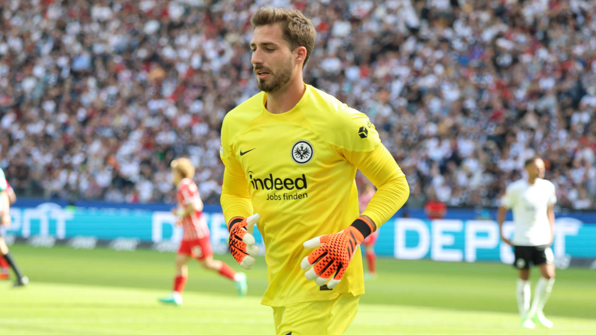 Kevin Trapp trifft mit Eintracht Frankfurt auf RB Leipzig