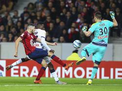 Yassine Benzia hizo el primer gol del  Lille ante el Burdeos. (Foto: Imago)