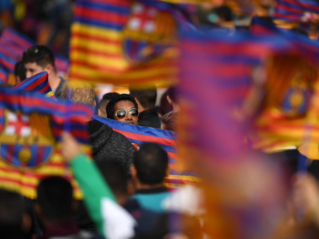 Zahlreiche Fans säumten die Straßen in Barcelona