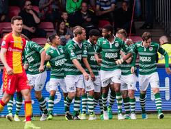 De Rotterdammers komen op 0-1 en zijn daarmee virtueel veilig in de Eredivisie. (14-05-2017)