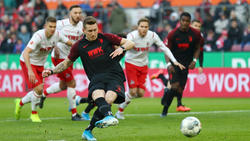 Der FC Augsburg vergab eine gute Gelegenheit vom Punkt