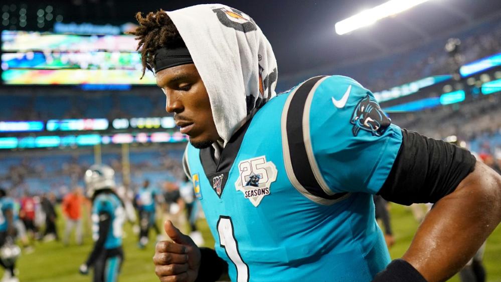 American Football Nfl Cam Newton Verlasst Die Carolina Panthers