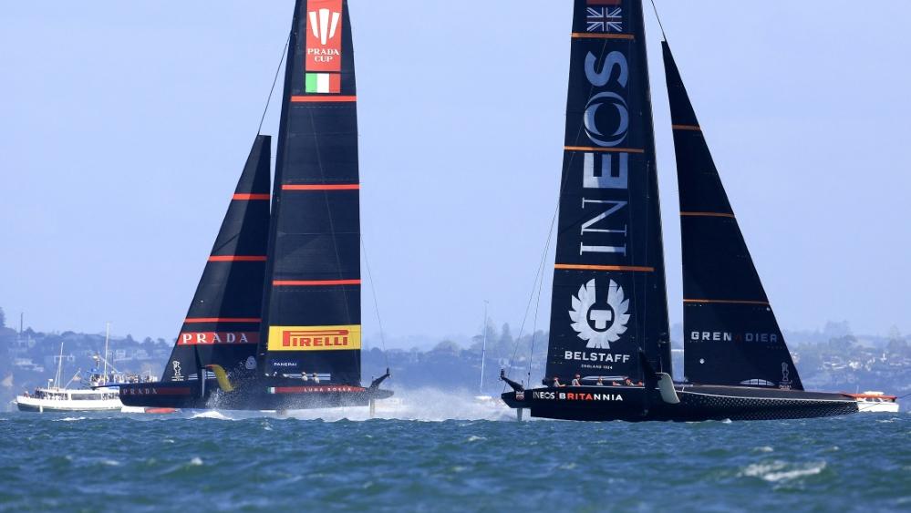 Luna Rossa hatte am Samstag die Nase vorn Luna Rossa hatte am Samstag die Nase vorn