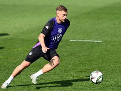 Joshua Kimmich beim Training vor seinem 100. Länderspiel