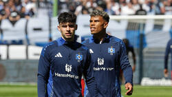 Nicolas Oliveira (l.) steht offenbar vor einem Abschied vom HSV