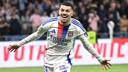 Georges Mikautadze von Olympique Lyon soll das Interesse von Eintracht Frankfurt geweckt haben