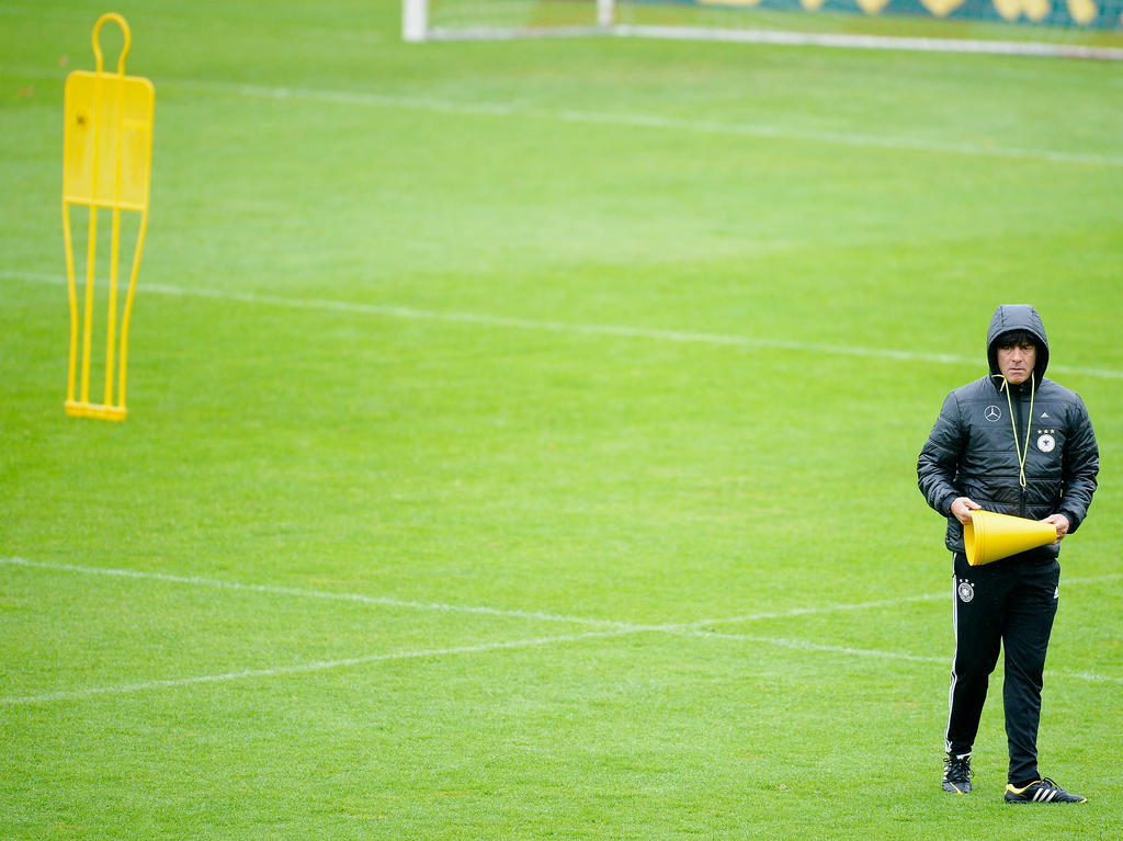 Joachim Löw beim Training der Nationalmannschaft