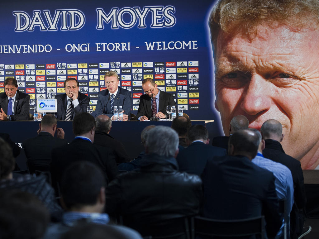 David Moyes wurde als neuer Trainer bei Real Sociedad vorgestellt