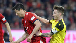 Robert Lewandowski hatte gegenüber Marco Reus nach Nachsehen