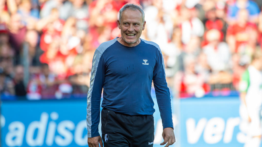 Christian Streich trainiert die Profis des SC Freiburg seit acht Jahren
