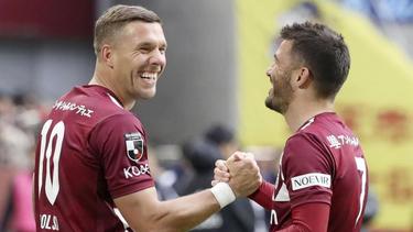 Wie geht es für Lukas Podolski (li.) weiter?