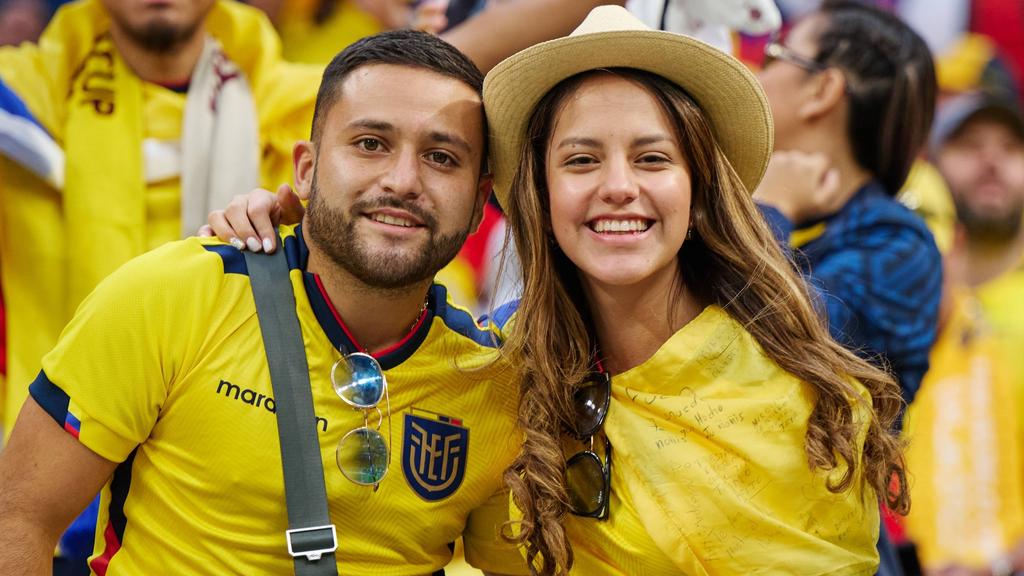 Die Fans aus Ecuador genossen den WM-Auftakt