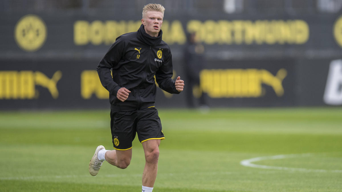 Erling Haaland bereitet sich mit dem BVB auf die Rückrunde vor Erling Haaland bereitet sich mit dem BVB auf die Rückrunde vor