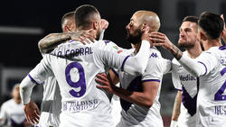 Florence, Italy. 05th Feb, 2023. Luka Jovic (ACF Fiorentina) shows