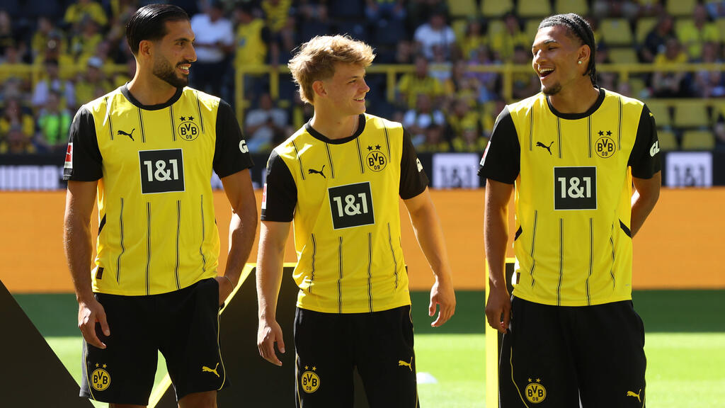 Paris Brunner (r.) bei der BVB-Saisoneröffnung