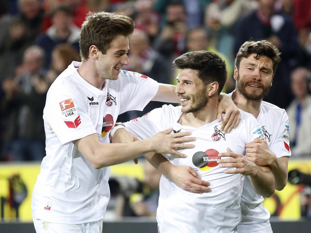 Der 1.FC Köln darf dank des Treffers von Miloš Jojić weiter von Europa träumen