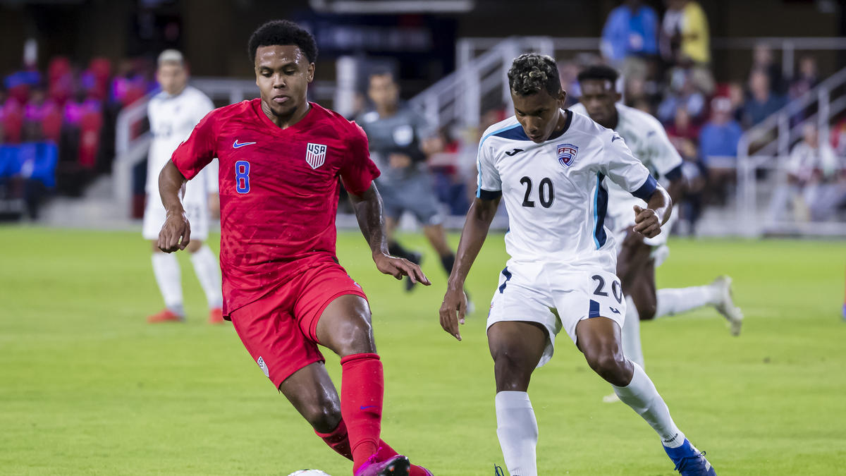 McKennie (l.) war der Mann des Tages gegen Kuba McKennie (l.) war der Mann des Tages gegen Kuba