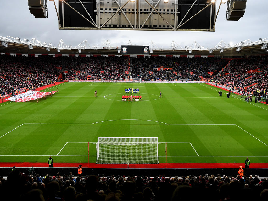 Blick ins St. Mary's Stadium von Southampton