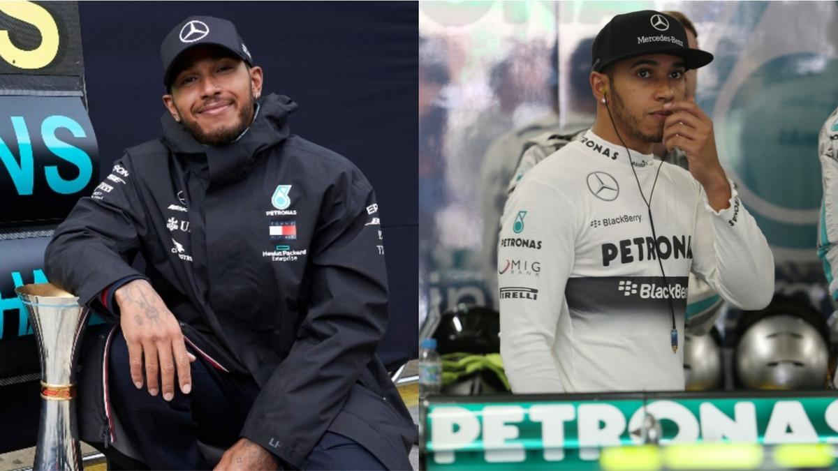 Lewis Hamilton ist seit 2013 (re.) einen weiten Weg gegangen Lewis Hamilton ist seit 2013 (re.) einen weiten Weg gegangen