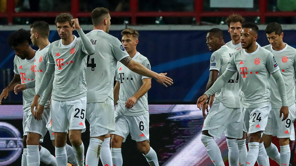 Der FC Bayern fuhr einen knappen Sieg bei Lok Moskau ein