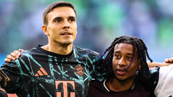 Seit Sommer beim FC Bayern: Joao Palhinha (l.) und Michael Olise (r.)