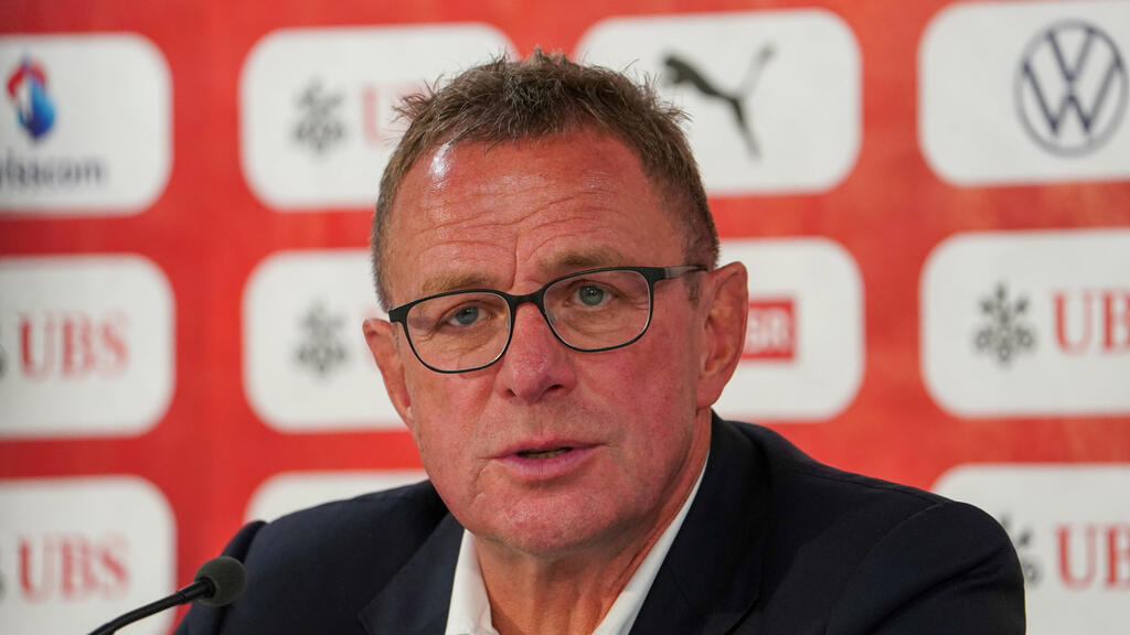 Coach Ralf Rangnick beim Training der österreichischen Nationalmannschaft
