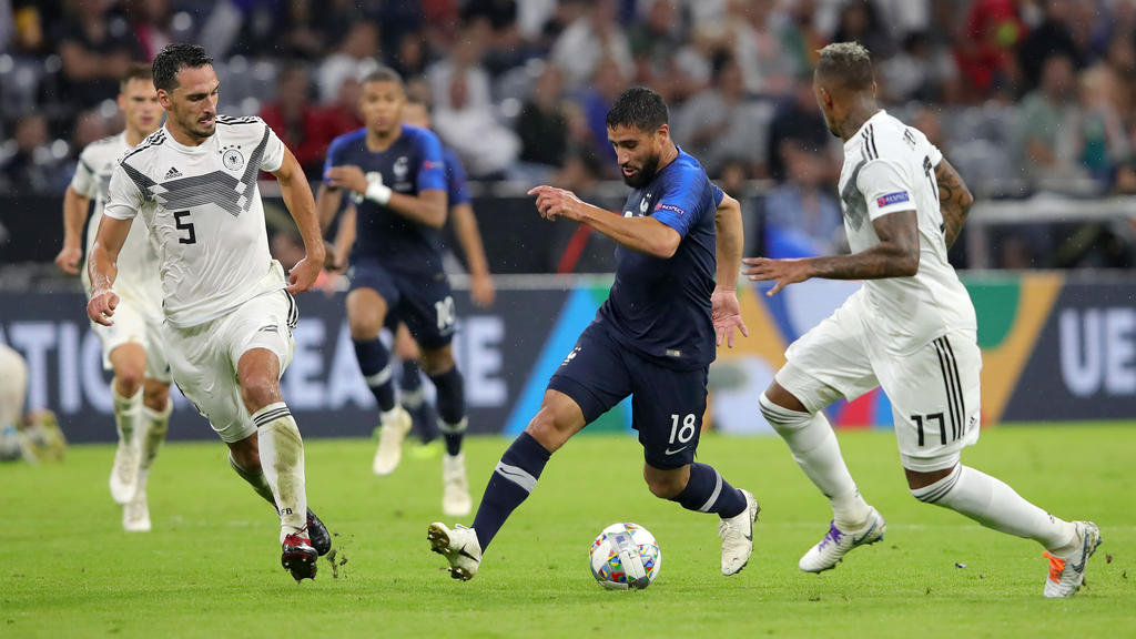 Nabil Fekir stand im Hinspiel gegen Deutschland auf dem Rasen - im Rückspiel fehlt er