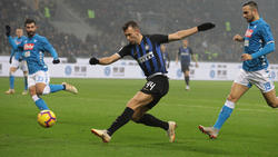 Inter Mailand hat sich in letzter Minute gegen Neapel durchgesetzt