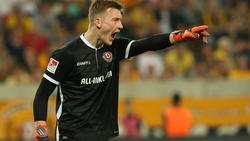 Noch gibt Markus Schubert im Tor von Dynamo Dresden den Ton an