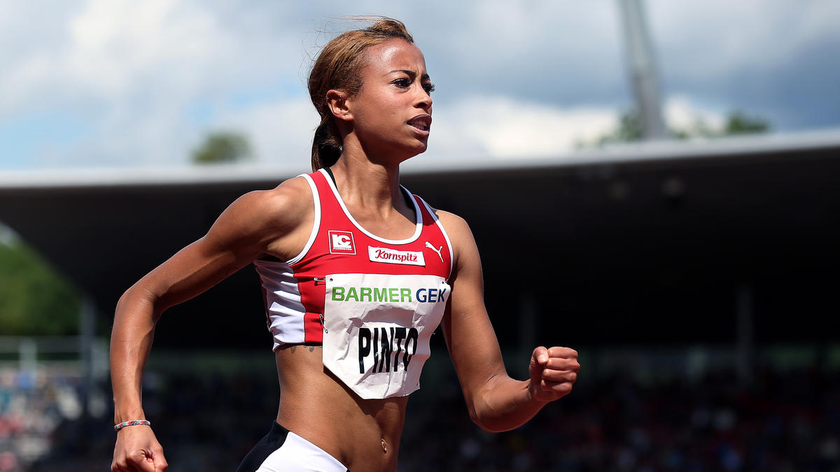Tatjana Pinto sicherte sich den Titel über 100 Meter Tatjana Pinto sicherte sich den Titel über 100 Meter
