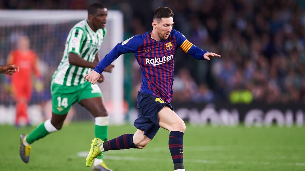 Lionel Messi traf Mitte März sehenswert gegen Betis
