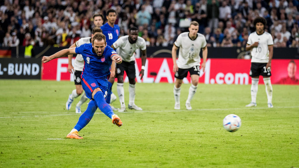 Englands Kapitän Kane traf zum Ausgleich gegen Deutschland