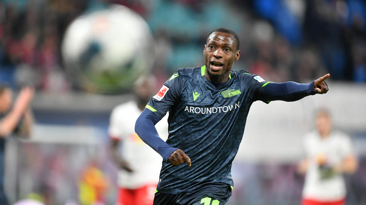 Anthony Ujah traf für den 1. FC Union Berlin Anthony Ujah traf für den 1. FC Union Berlin
