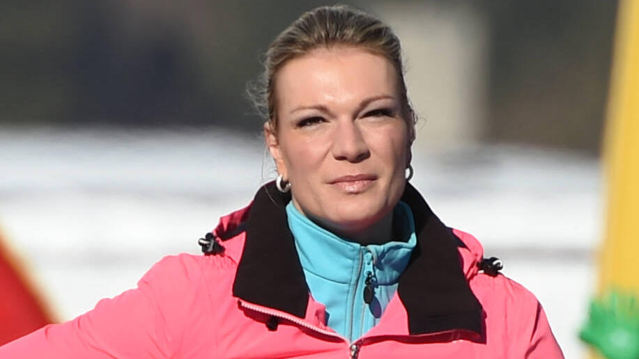 Maria Höfl-Riesch war mit dem Auftakt der DSV-Damen nicht zufrieden Maria Höfl-Riesch war mit dem Auftakt der DSV-Damen nicht zufrieden