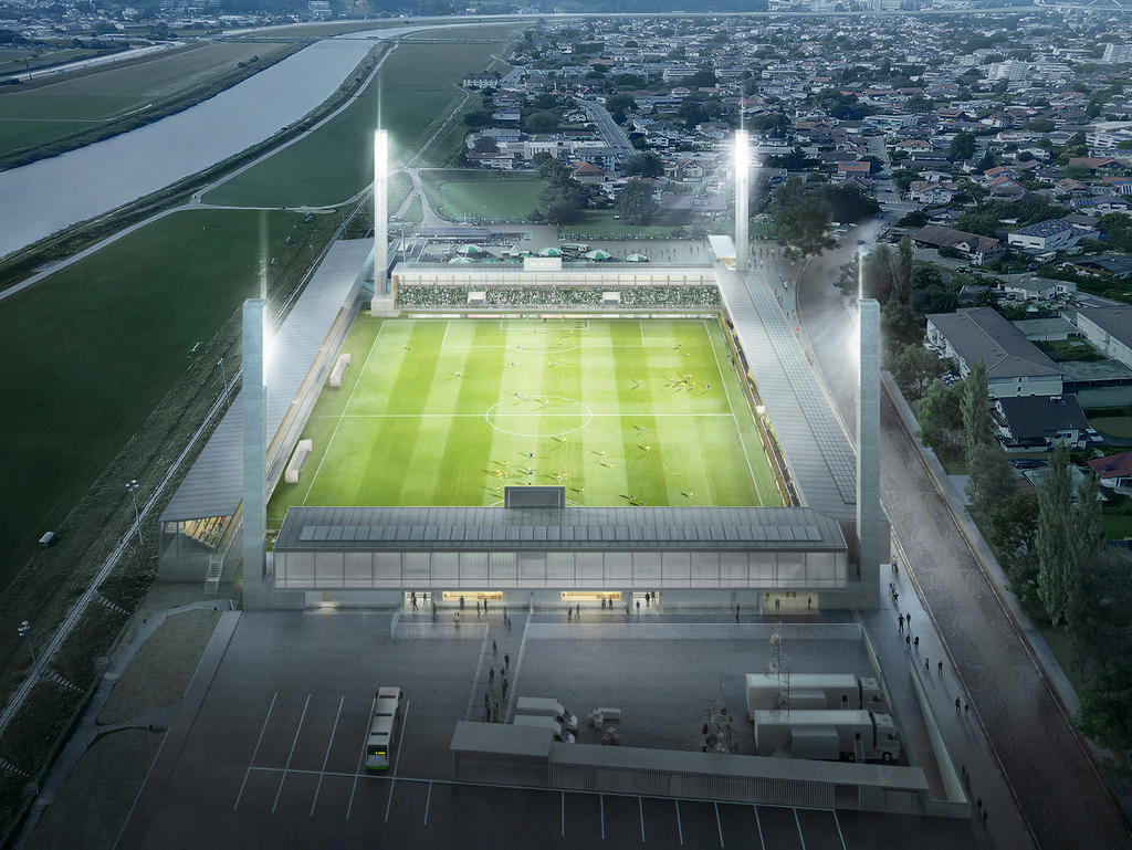 So soll das neue Lustenau-Stadion aussehen.