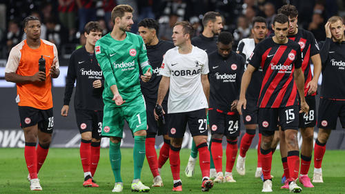 Jessic Ngankam (l.) ist bei Eintracht Frankfurt aktuell nur Joker