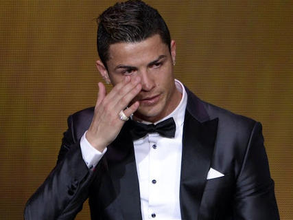Cristiano Ronaldo konnte seine Tränen nicht zurückhalten