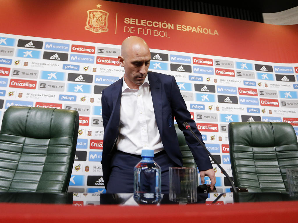 Spaniens Verbandschef Luis Rubiales ist verärgert. © Getty Images