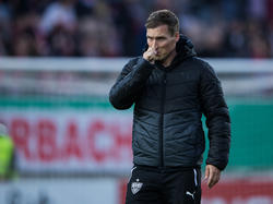 War ganz und gar nicht zufrieden mit seinem Team: VfB-Coach Hannes Wolf