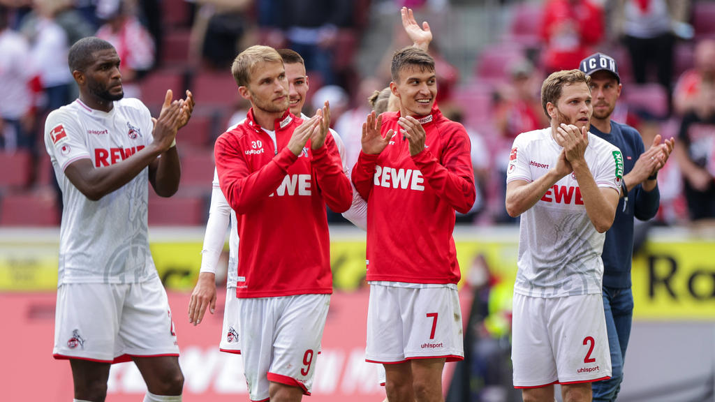 Sebastian Andersson (2.v.l.) muss wohl beim 1. FC Köln bleiben