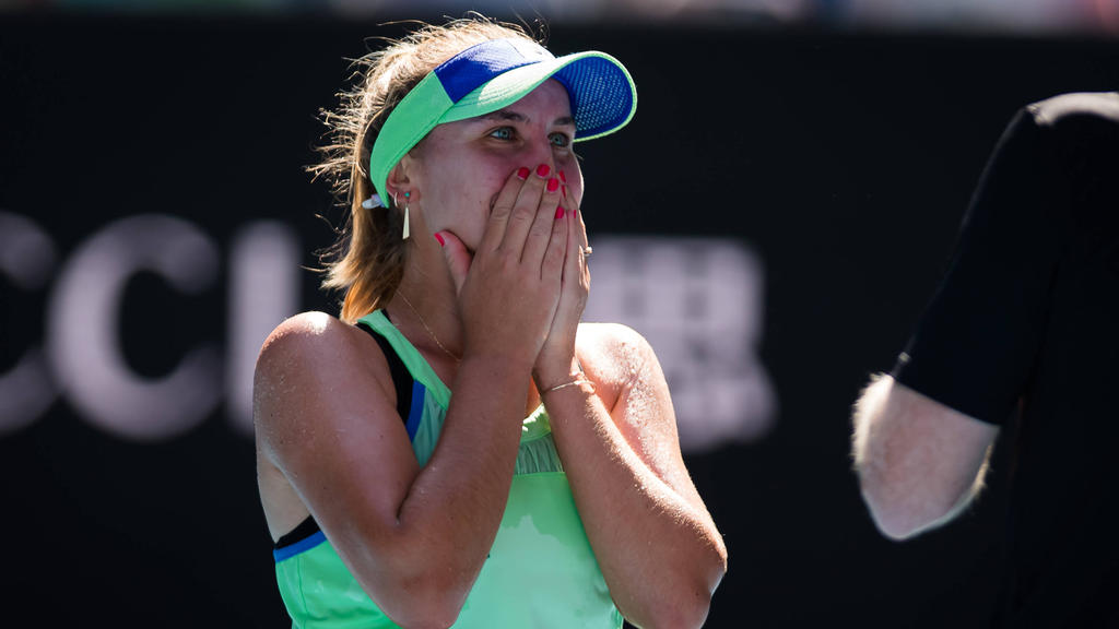 Sofia Kenin will die Australian Open gewinnen Sofia Kenin will die Australian Open gewinnen