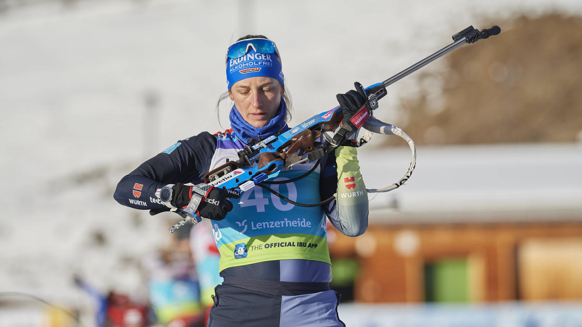 Vanessa Hinz fuhr bei der Biathlon-EM aufs Treppchen