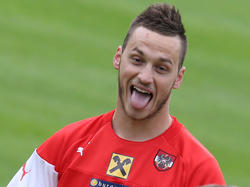Marko Arnautović beim ÖFB-Training in Seefeld