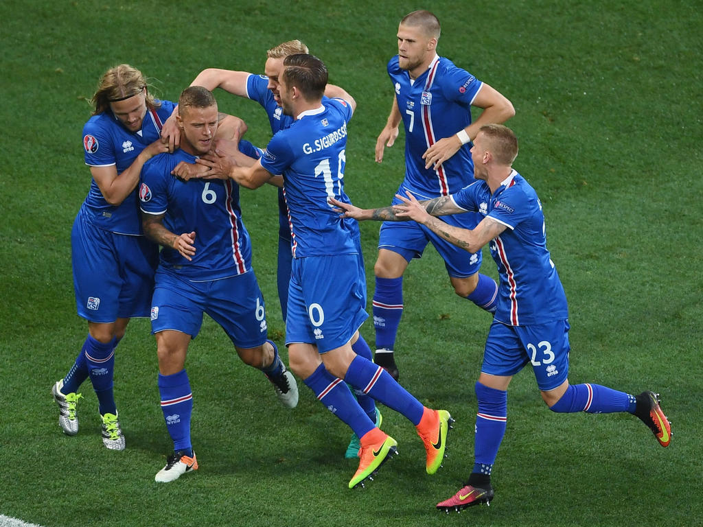Los islandeses están siendo la sensación de la Eurocopa de Francia. (Foto: Getty)
